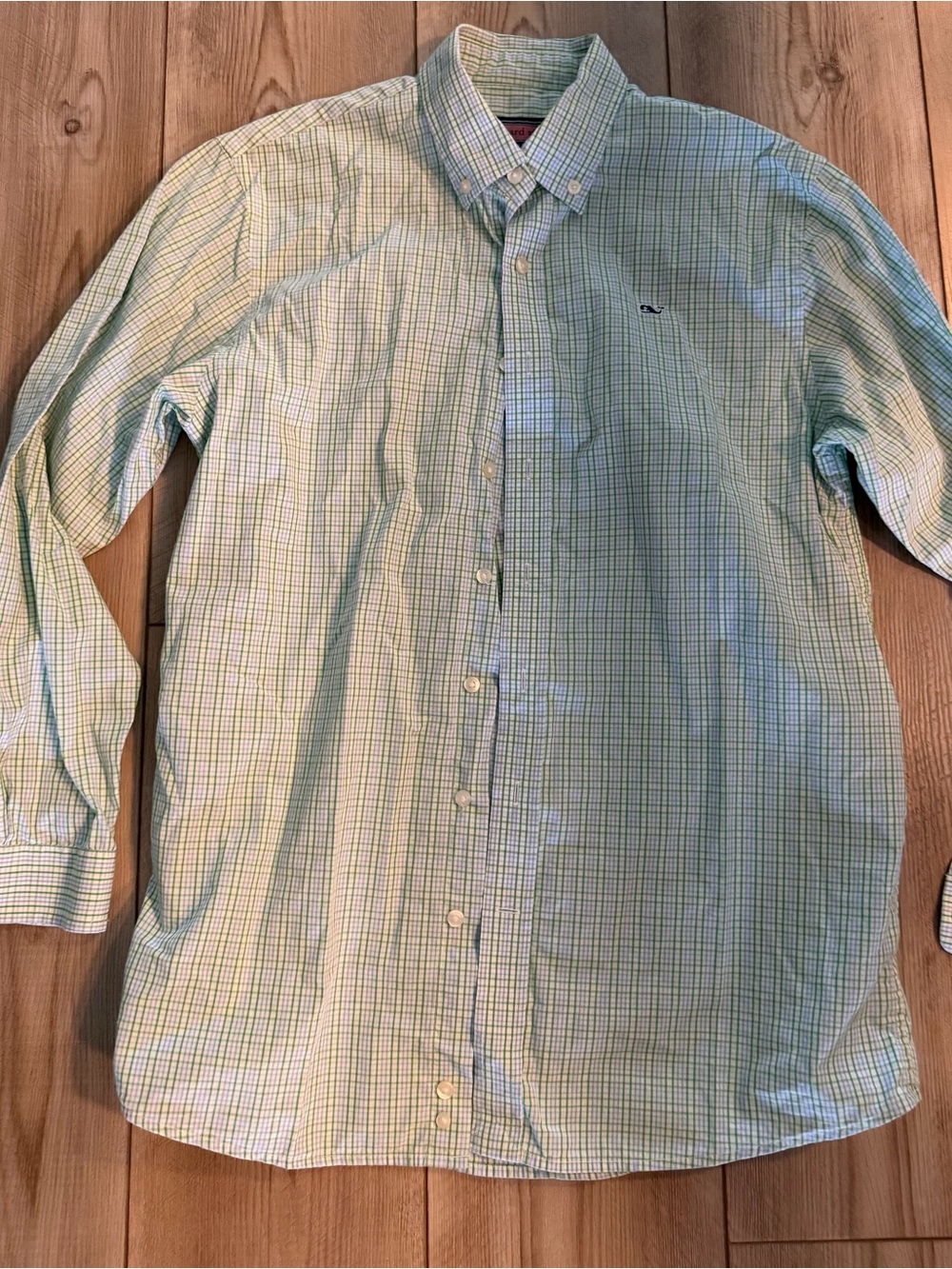 Men's Vineyard Vines by Shep & Ian Button-Down Whale Shirt Size L